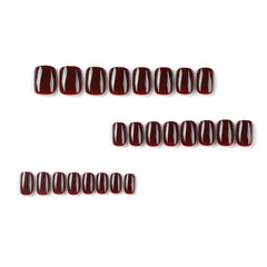 HJKDSFD adhesivo gel rojo vino para fijar uñas con seguridad.