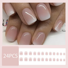 Uñas acrílicas HJKDSFD brillo, cobertura completa para manicura diaria.