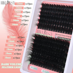 HK HIKLASY Mega lash clusters 12-18mm for natural to dramatic looks