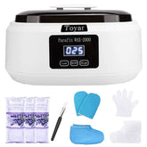 HLead paraffin wax machine with hands dipping for at-home spa use