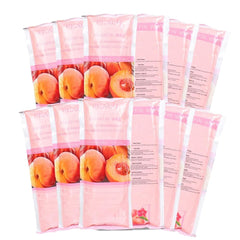 HLead peach scented paraffin wax refills 12-pack in box for home spa sessions
