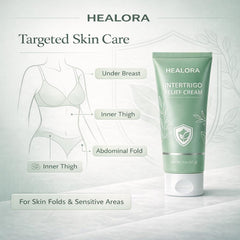Hlonns Healora zinc oxide barrier emphasizes moisture control and comfort.