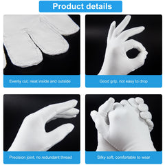 Guantes HMNYSOL para trabajo y servicio, sin dejar huellas.