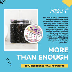 HOYOLS baby girls wearing black hair ties for secure, comfortable hairstyles