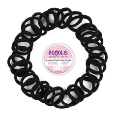 HOYOLS large ponytail hair ties fit medium to heavy ponytails.