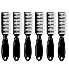 HOFASON 6-pack nail brush set with ergonomic handles for easy cleaning.