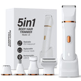 HOHOLE 5-in-1 bikini trimmer face-head for precise facial grooming
