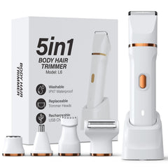 HOHOLE 5-in-1 bikini trimmer face-head for precise facial grooming