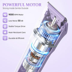 HOHOLE leg attachment delivers smooth skin on the legs.