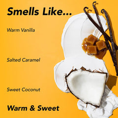 Vanilla note swirl from Miami Wave provides long-lasting fragrance.