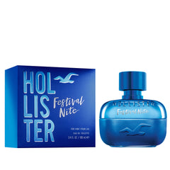 Hollister Festival Nite spray application demonstrates an easy-to-use fragrance moment.