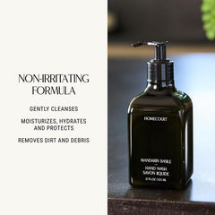 Homecourt Neroli Leaf hand wash splash highlights bright citrus-inspired scent during washing