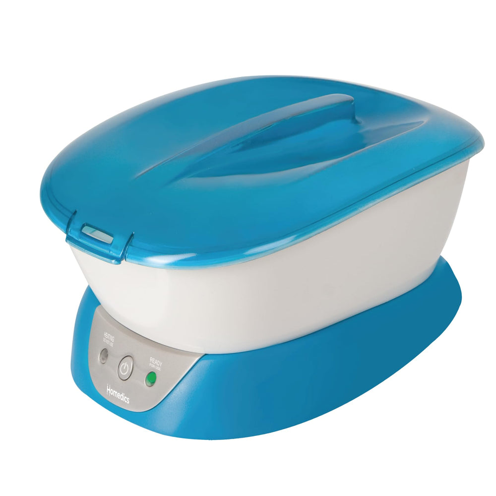 Homedics ParaSpa wax bath ready light signals safe warming for hands.
