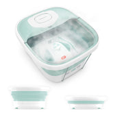 HoMedics Smart Space Elite Footbath collapsible design for compact storage after use.