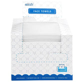 HOMEXCEL face towels with two-sided texture for gentle wipe and deep cleanse.