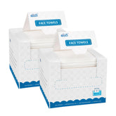 HOMEXCEL toallas faciales, dos cajas, empaque práctico para uso diario suave