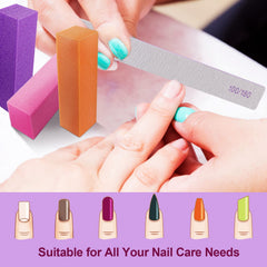 HomeyEra nail buffer block color assortment for versatile buffing