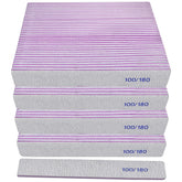 HomeyEra nail file set with 100/180 grit double-sided for quick shaping and buffing