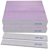 HomeyEra Nail Files with 100/180 grit doublesided for versatile shaping and buffing.