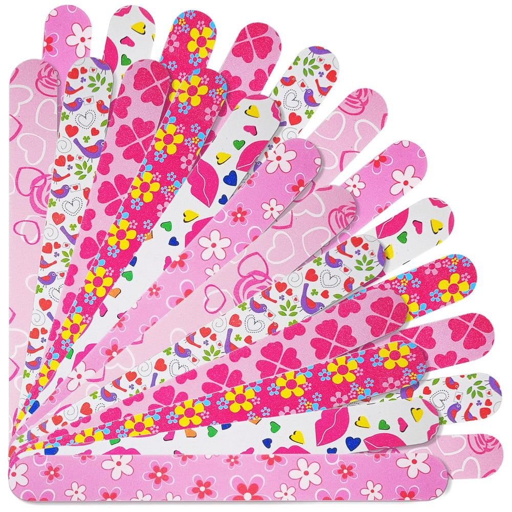 HomeyEra colorful emery boards for natural nails, easy shaping at home.