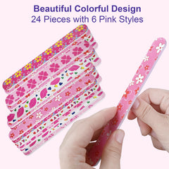 HomeyEra flowery design emery boards add fun to grooming routines.