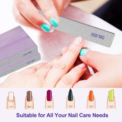 HomeyEra square 7.1 inch nail files designed for easy handling and long use.
