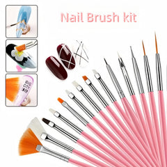 HomTop double-sided nail dotting tools for carving and 3D nail art details.