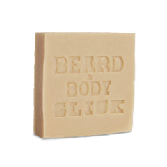 Honest Amish Slick packaging showing travel-friendly beard and body soap