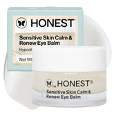 Honest Beauty Sensitive Skin Calm Renew Eye Balm close-up demonstrates soothing texture