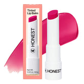 Honest Beauty tinted lip balm in Blood Orange adds moisture with a juicy, buildable color.