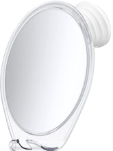 HONEYBULL fogless shower mirror with suction mount delivers clear reflections.