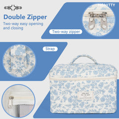 Honitty travel toiletry bag interior view ideal for compact packing
