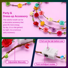 HONLYNE adjustable headband fits both kids and adults.