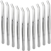 Honoson curved-tip tweezers for precise threading in crafts.