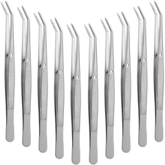Honoson curved-tip tweezers for precise threading in crafts.