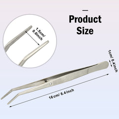 Honoson knurled-handle tweezers offer non-slip control.