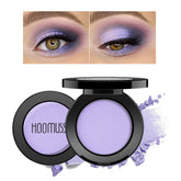 HOOMUSS Single Purple Eyeshadow Palette hero showing vibrant matte purple tones for bold looks.