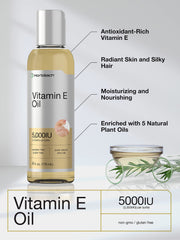 Applying Horbäach Vitamin E Oil on skin to lock in moisture