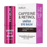 HORLLM retinol eye cream balm jar close-up for rich hydration.