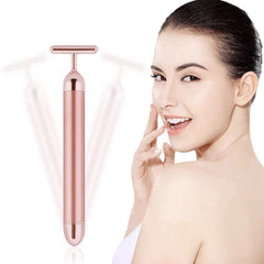 Horolas Beauty Bar 24k Golden Pulse massager for firmer-looking skin.