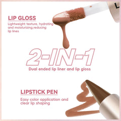 HOSAILY brillo-labial-efecto-cristal para un acabado luminoso.