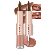 HOSAILY lapiz-labial-brillo 2en1 caramelo para labios definidos y brillantes.
