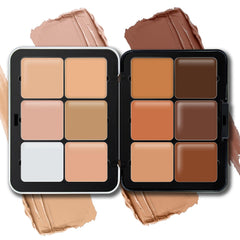 HOSAILY paleta concealer 12 colores detalle cercano para cobertura natural
