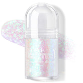 HOSAILY Roll-on brillo cuerpo holográfico ilumina rostro y piel con destellos ligeros para fiestas.