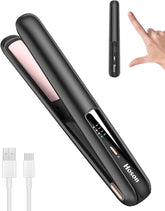 Hoson cordless flat iron for compact travel touch-ups