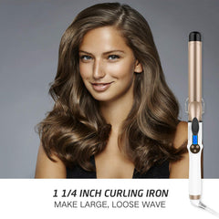 Hoson curling iron reaches 60 seconds heat-up for quick styling sessions.