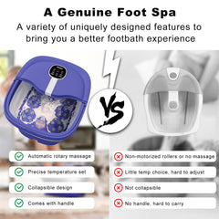 HOSPAN foot spa remote control enables hands-free operation.