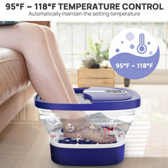 HOSPAN temperature control lets you set warm, relaxing soak.