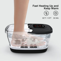 HOSPAN temperature-controlled bath maintains comfortable warmth.