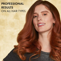 HOT TOOLS 24K Gold Barrel glides smoothly for fast, even curls